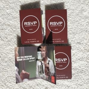 Kenneth Cole RSVP Spray Men's Cologne Samples Original Formula RARE Fragrance